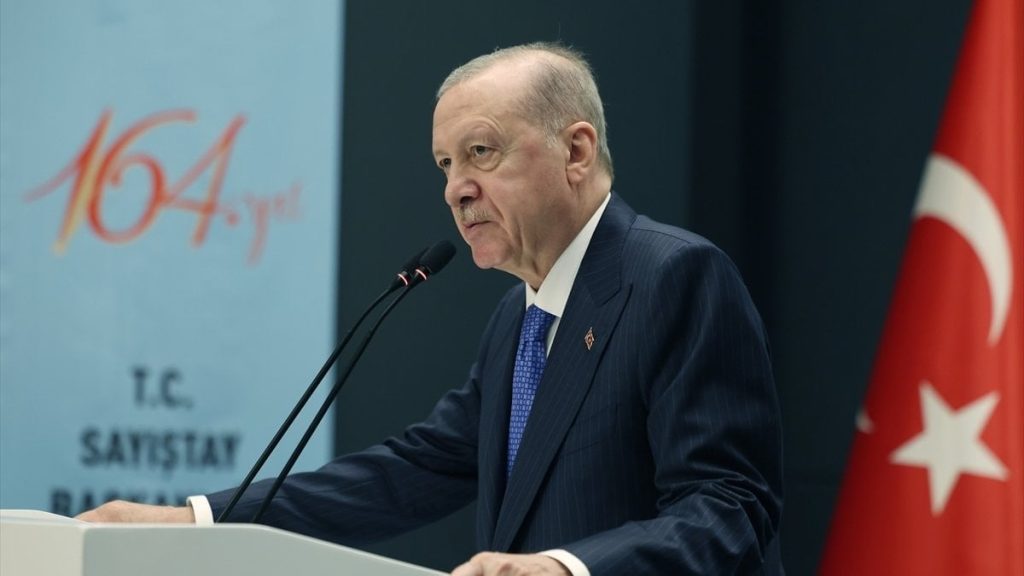 Erdoğan: Kamu malının israfına göz yummayız, Sayıştay 164. yıl töreni